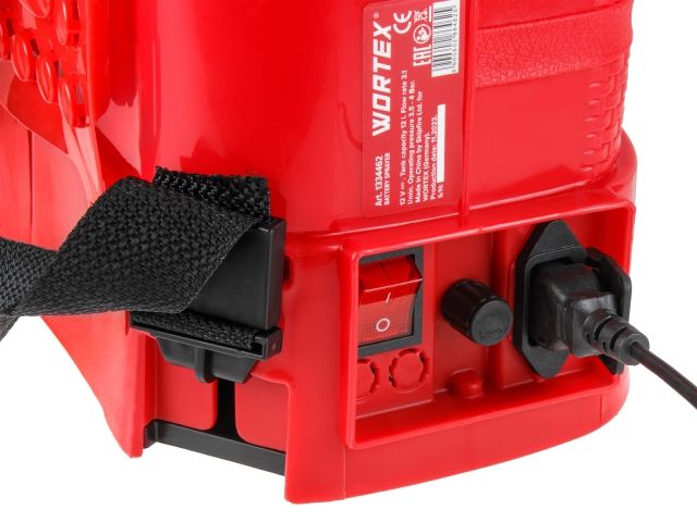 Аккум. опрыскиватель WORTEX KS 1280 в кор. 12В, 1 акк., 8 Ач, 12 л (12 л., 4 бар, 12 В, 1 акк., 8.0 А/ч, свинцово-кислотная батарея)