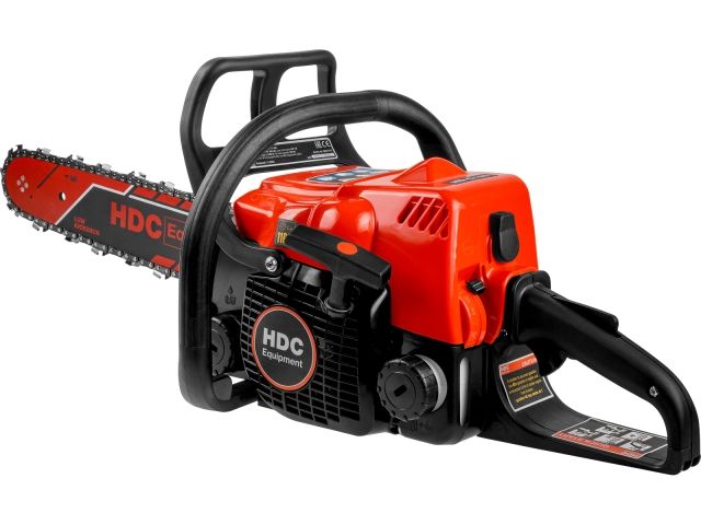 Бензопила HDC HD-C180 шина 40 см (16"), 3/8" LP, 1.3 мм, 55 зв. (1.50 кВт, 2.0 л.с., 31.8 см3, вес 4.9 кг)