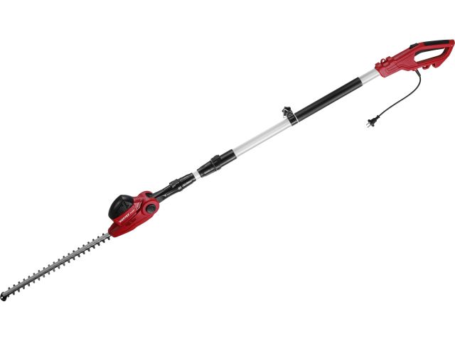 Высоторез WORTEX PS 2001 + насадка-кусторез в кор. (750 Вт, шина 8", автосмазка, телескоп. штанга  до 2 м)