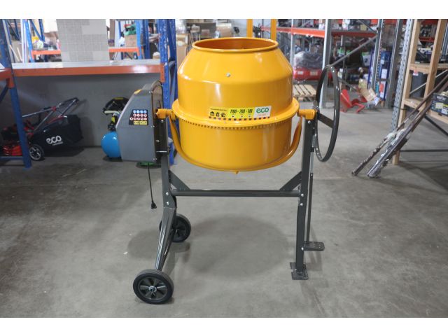 Бетоносмеситель ECO CM-200 уцененный (8156919701) (объём 200/148 л, 1100 Вт, 230 В, вес 52,9 кг)