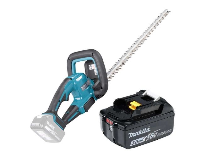 Аккум. кусторез MAKITA LXT DUH 606 RF в кор. (18.0 В, 1 акк., 3.0 А/ч, Li-Ion, длина ножа 600 мм, шаг ножа: 20 мм, вес 5.9 кг)