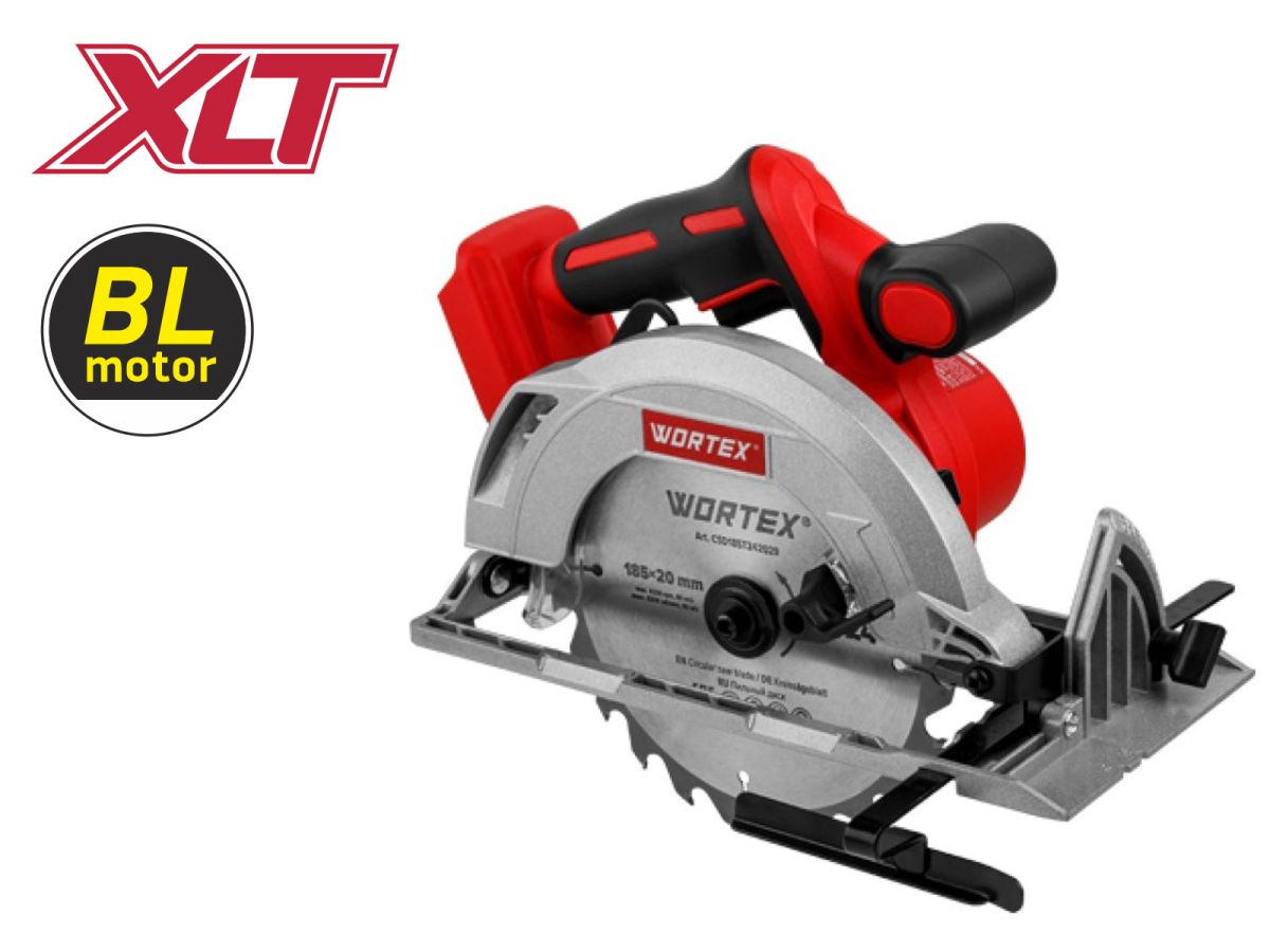 Аккум. циркулярная пила WORTEX CCS 1819-1 в кор. ALL1 XLT SOLO, БЕСЩЕТ., 18 В, 185 мм, до 63 мм