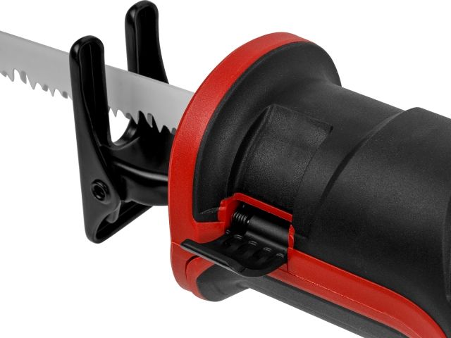 Сабельная пила WORTEX SR 2012 E в кор. + 2 пильных полотна 1200 Вт, дер. 210 мм, ход 30 мм, рег.об. (1200 Вт, дер.210 мм, алюм.20 мм, рег.об