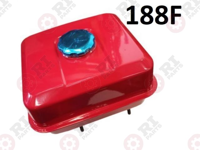 бак топливный (бензобак) для двигателя 177F 188F красный