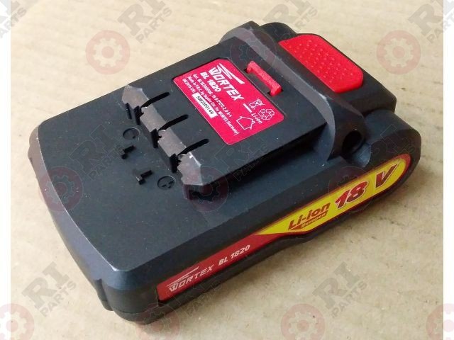 Аккумулятор WORTEX BL 1820 (18В, 2,0А, Li Ion)