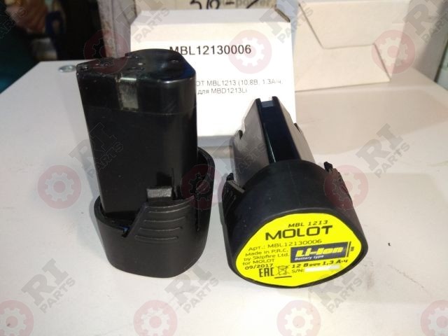 Аккумулятор MOLOT MBL1213 (10,8 В, 1,3А/ч, Li-ion) для MBD1213Li