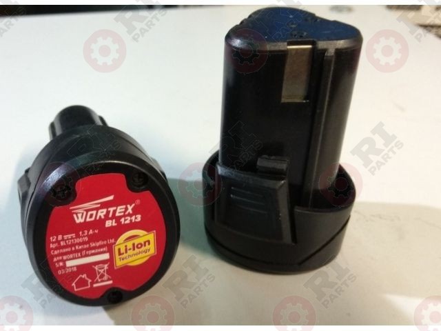 Аккумулятор WORTEX BL1213 (12,В, 1,3А/ч, Li-ion) для MG1213ELi