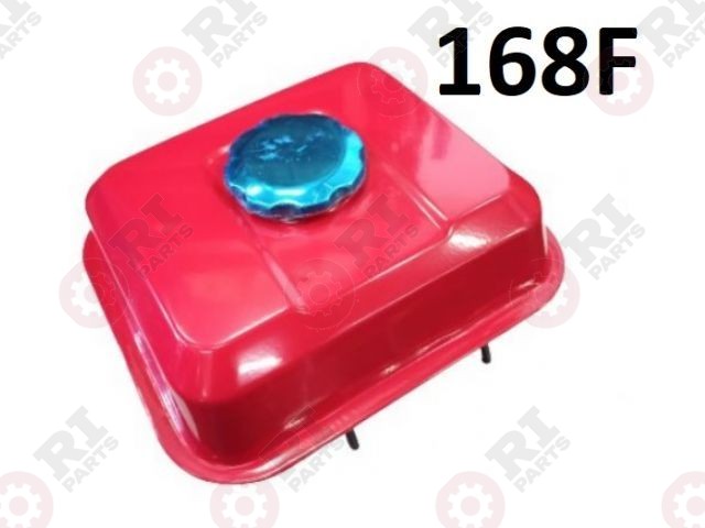 бак топливный (бензобак) для двигателя 168F 170F красный