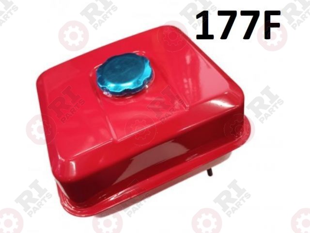 бак топливный (бензобак) для двигателя 177F 188F красный
