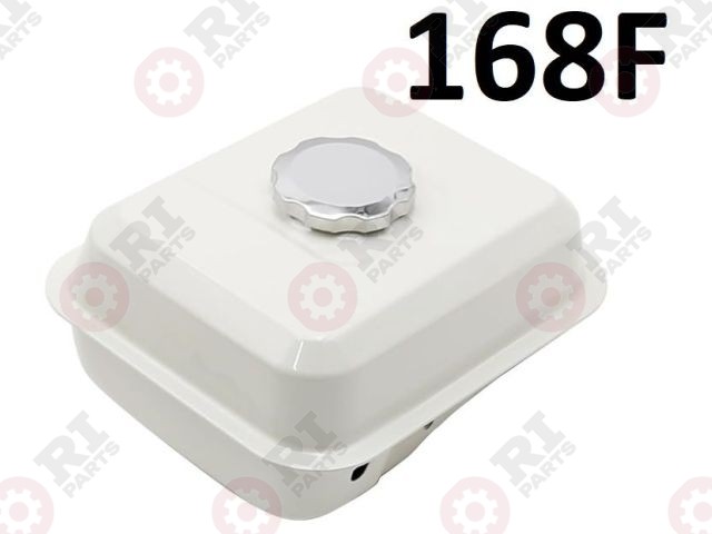бак топливный (бензобак) для двигателя 168F 170F белый