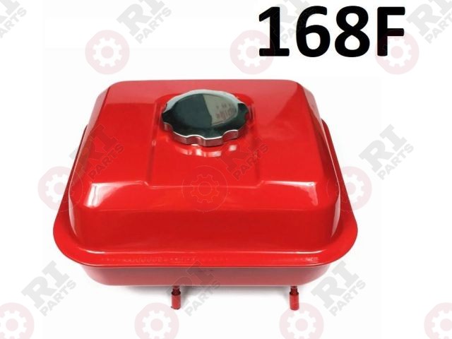 бак топливный (бензобак) для двигателя 168F 170F красный