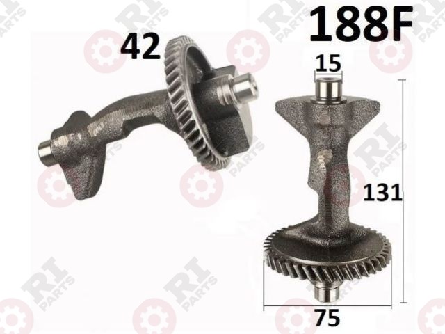 вал балансировочный (балансир) для двигателя 188F
